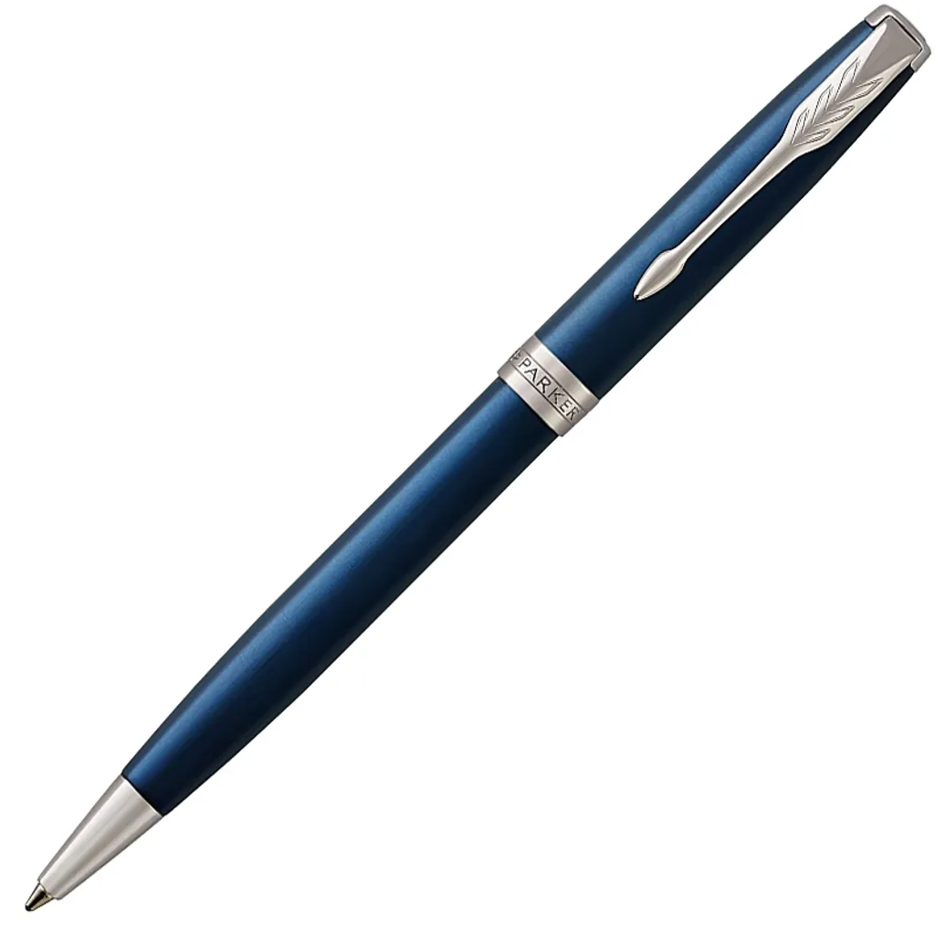 (可加購刻字服務)【PARKER 派克】卓爾系列 海洋藍白夾 原子筆 1931536✿50B005